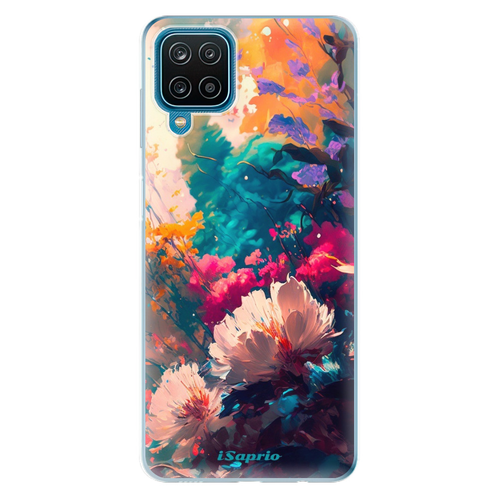 Odolné silikónové puzdro iSaprio - Flower Design - Samsung Galaxy A12