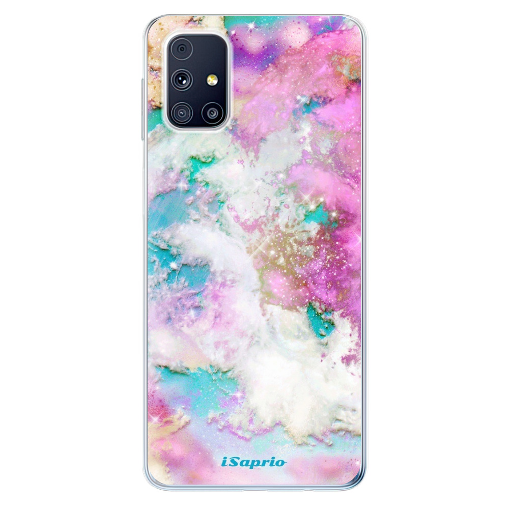 Odolné silikónové puzdro iSaprio - Galactic Paper - Samsung Galaxy M31s