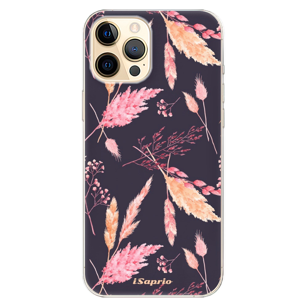 Odolné silikónové puzdro iSaprio - Herbal Pattern - iPhone 12 Pro