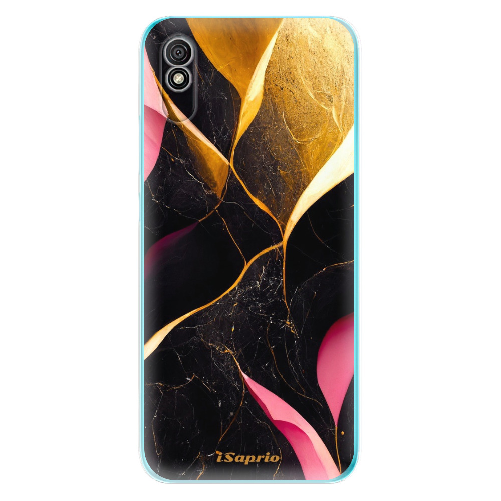 Odolné silikónové puzdro iSaprio - Gold Pink Marble - Xiaomi Redmi 9A