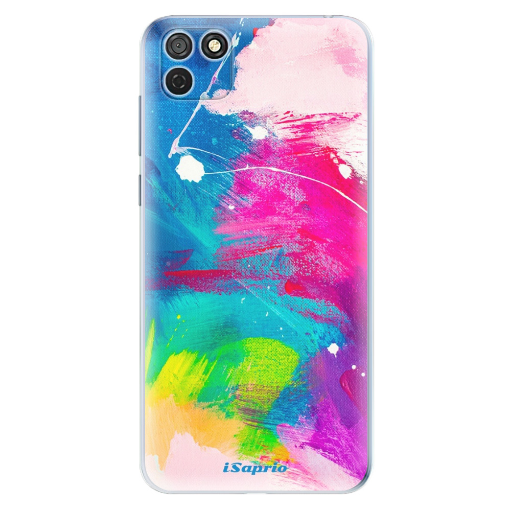 Odolné silikónové puzdro iSaprio - Abstract Paint 03 - Honor 9S