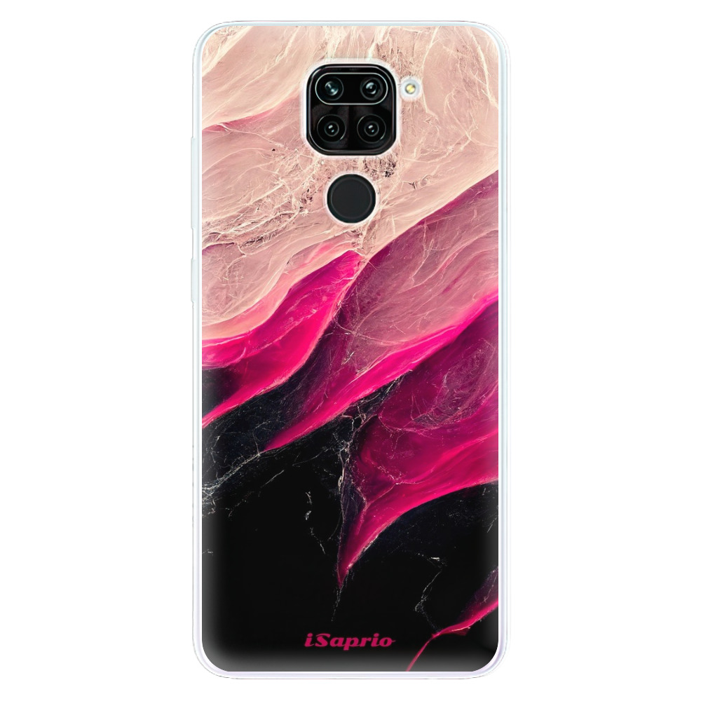 Odolné silikónové puzdro iSaprio - Black and Pink - Xiaomi Redmi Note 9