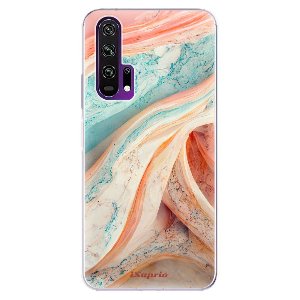 Odolné silikónové puzdro iSaprio - Orange and Blue - Honor 20 Pro