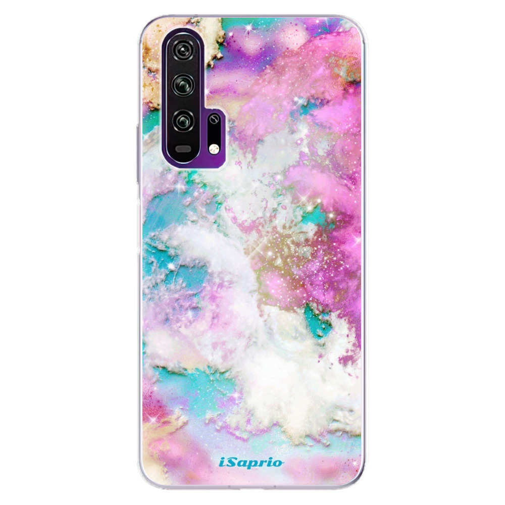 Odolné silikónové puzdro iSaprio - Galactic Paper - Honor 20 Pro