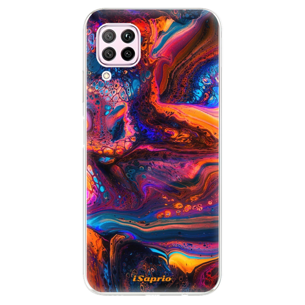Odolné silikónové puzdro iSaprio - Abstract Paint 02 - Huawei P40 Lite