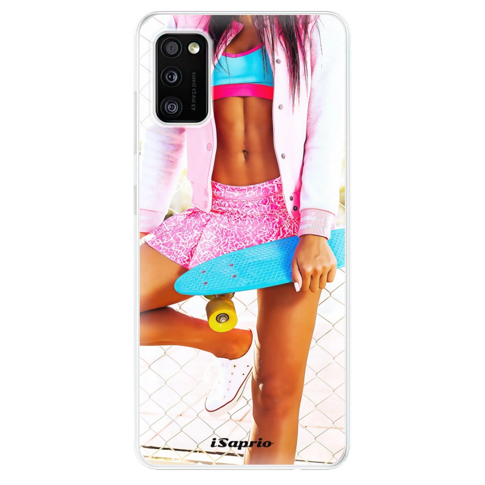 Odolné silikónové puzdro iSaprio - Skate girl 01 - Samsung Galaxy A41