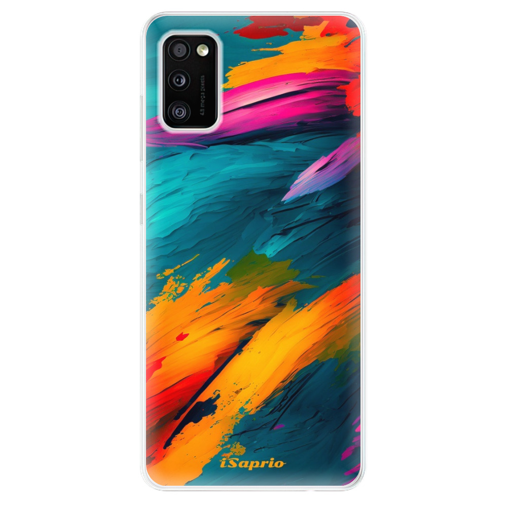 Odolné silikónové puzdro iSaprio - Blue Paint - Samsung Galaxy A41