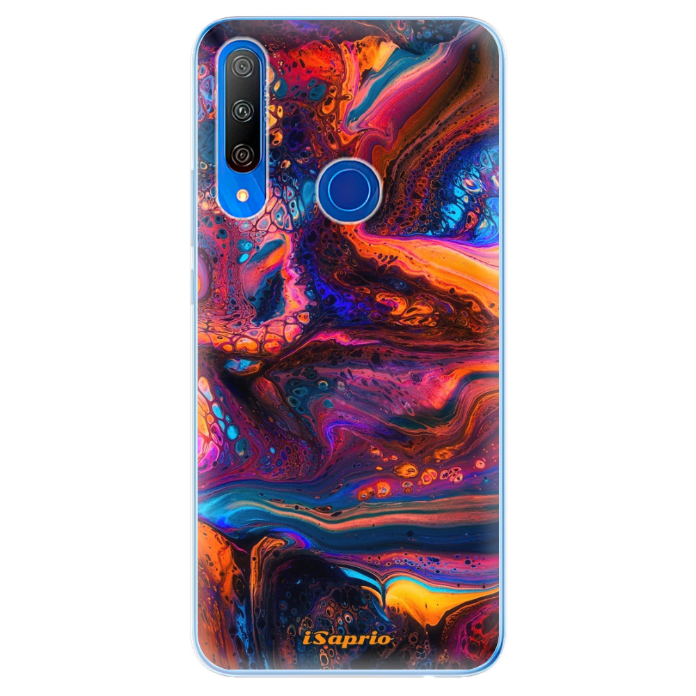 Odolné silikónové puzdro iSaprio - Abstract Paint 02 - Huawei Honor 9X