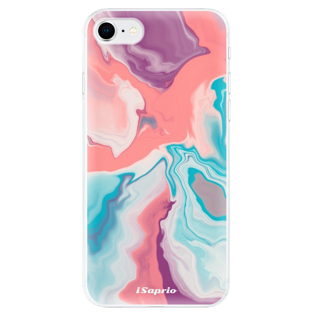 Odolné silikónové puzdro iSaprio - New Liquid - iPhone SE 2020