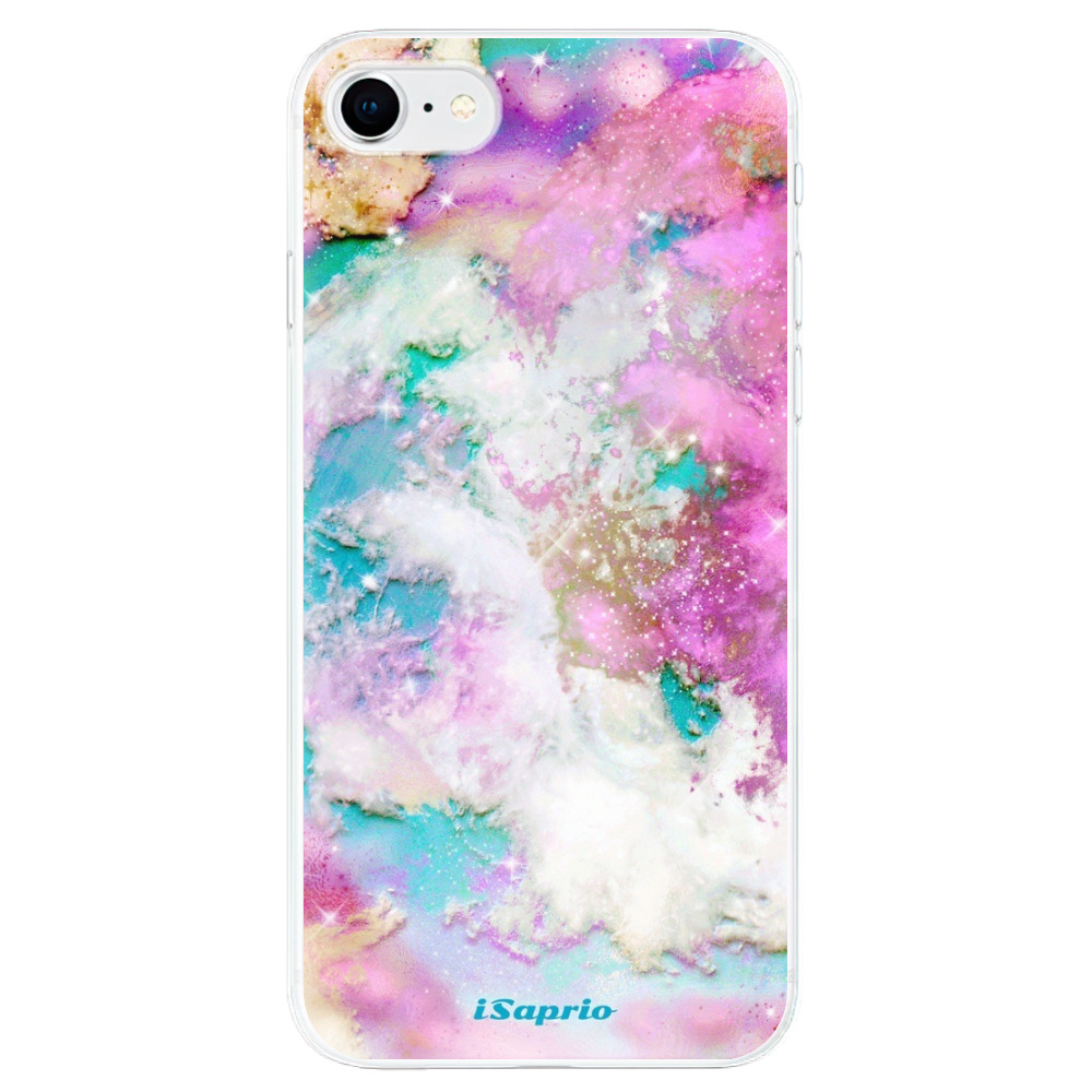 Odolné silikónové puzdro iSaprio - Galactic Paper - iPhone SE 2020