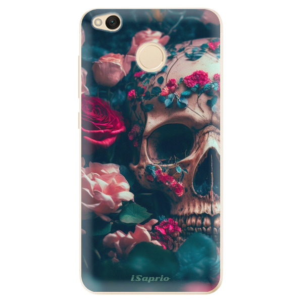 Odolné silikónové puzdro iSaprio - Skull in Roses - Xiaomi Redmi 4X