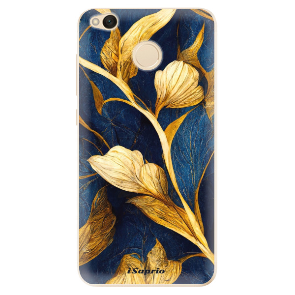Odolné silikónové puzdro iSaprio - Gold Leaves - Xiaomi Redmi 4X