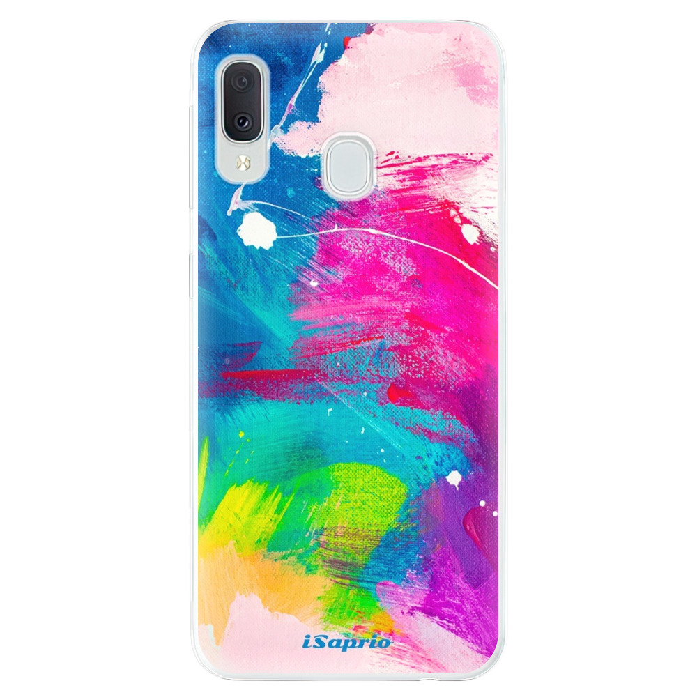 Odolné silikónové puzdro iSaprio - Abstract Paint 03 - Samsung Galaxy A20e