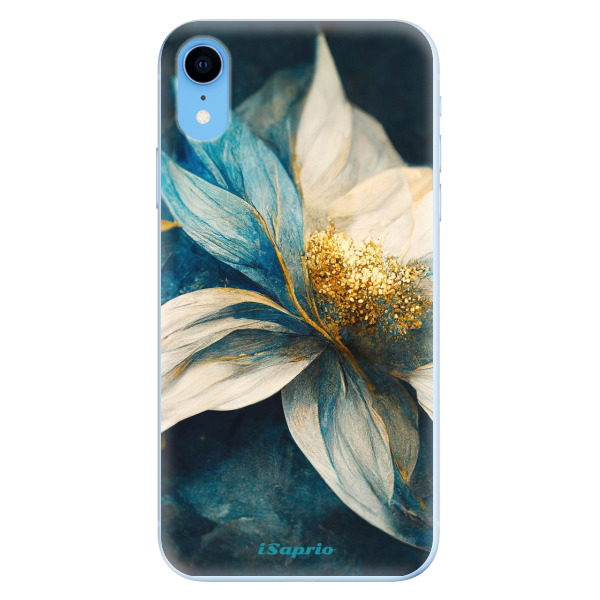 Odolné silikónové puzdro iSaprio - Blue Petals - iPhone XR