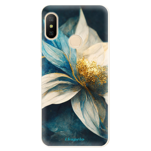 Odolné silikónové puzdro iSaprio - Blue Petals - Xiaomi Mi A2 Lite