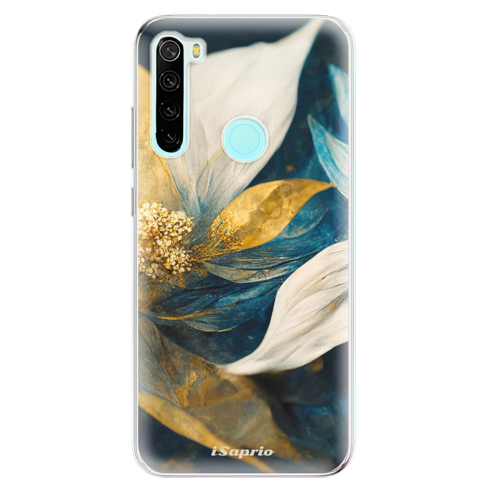 Odolné silikónové puzdro iSaprio - Gold Petals - Xiaomi Redmi Note 8