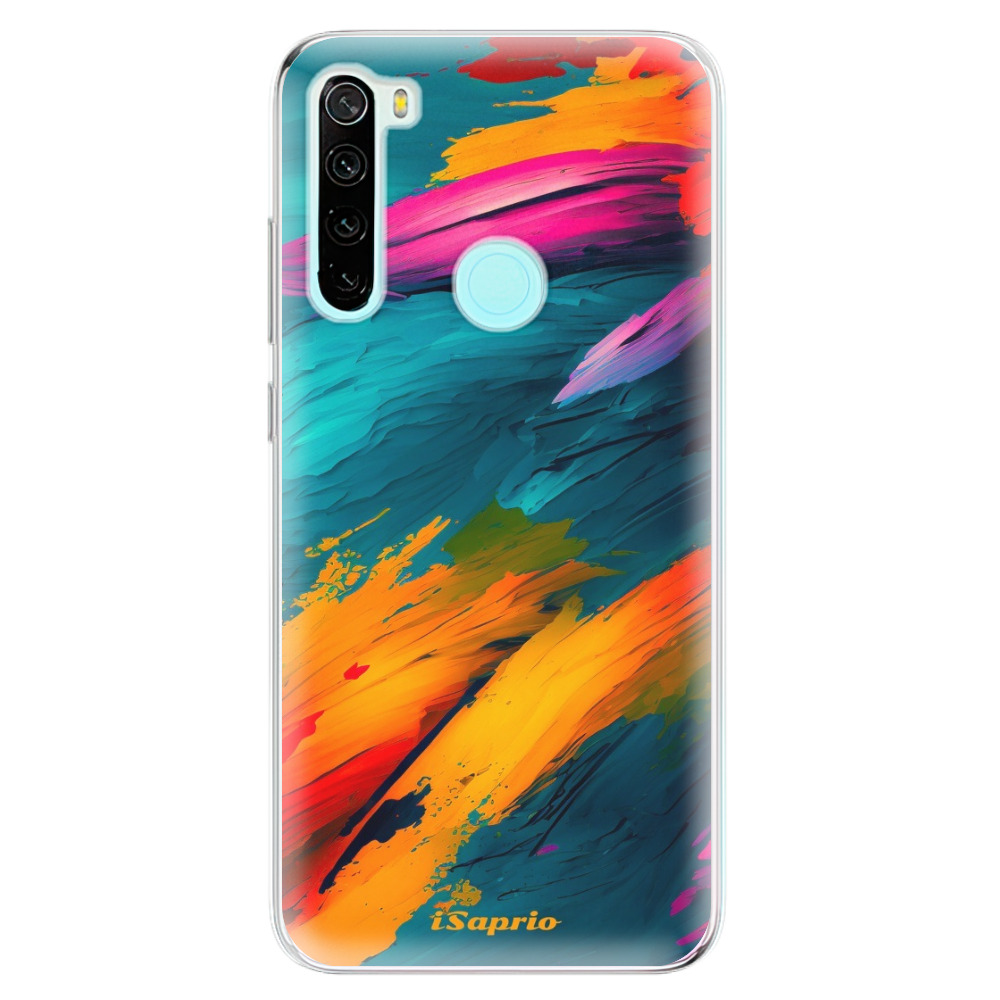 Odolné silikónové puzdro iSaprio - Blue Paint - Xiaomi Redmi Note 8
