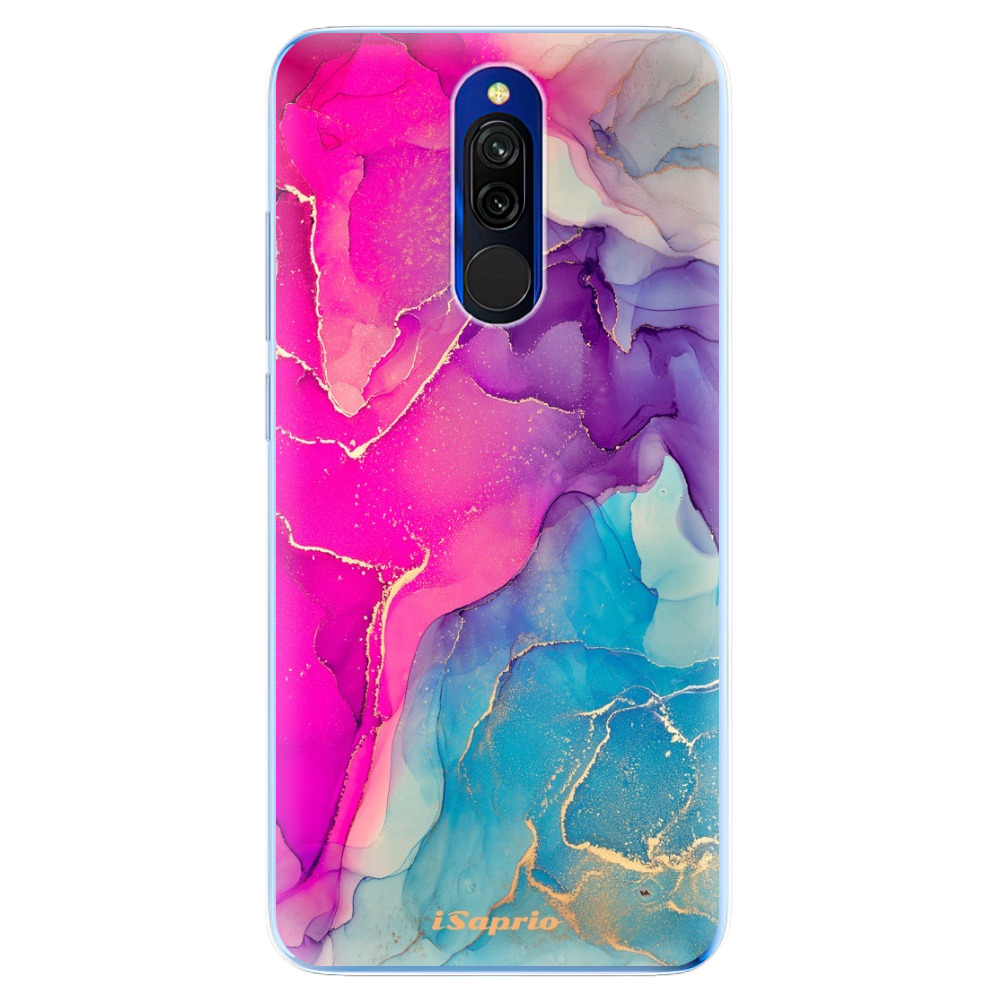 Odolné silikónové puzdro iSaprio - Purple Ink - Xiaomi Redmi 8