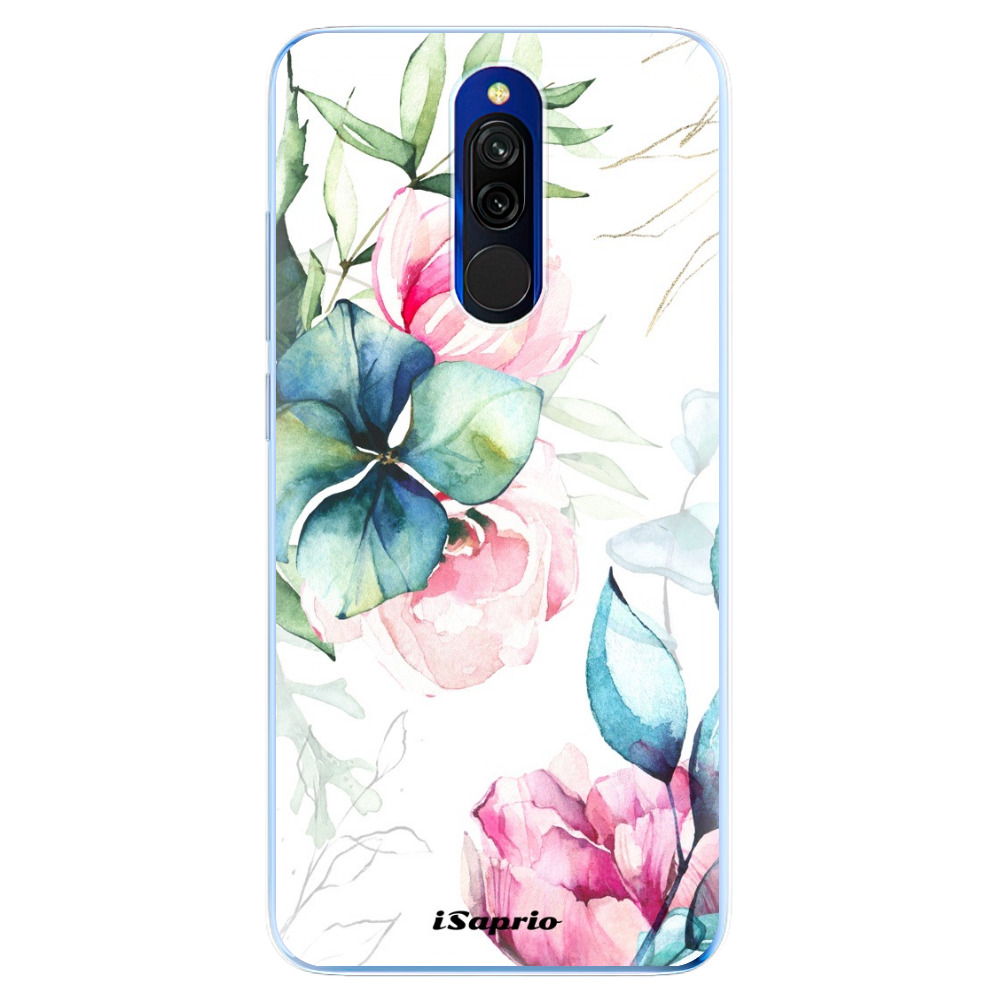 Odolné silikónové puzdro iSaprio - Flower Art 01 - Xiaomi Redmi 8