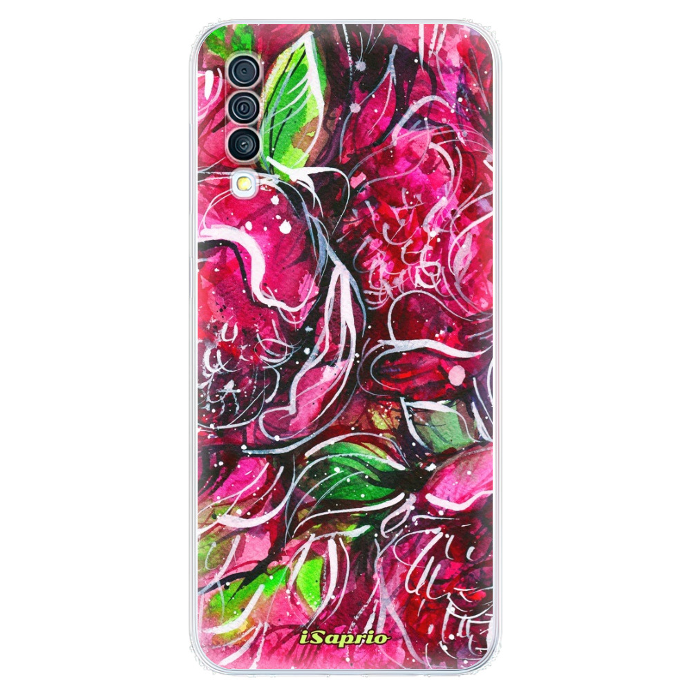 Odolné silikónové puzdro iSaprio - Burgundy - Samsung Galaxy A50
