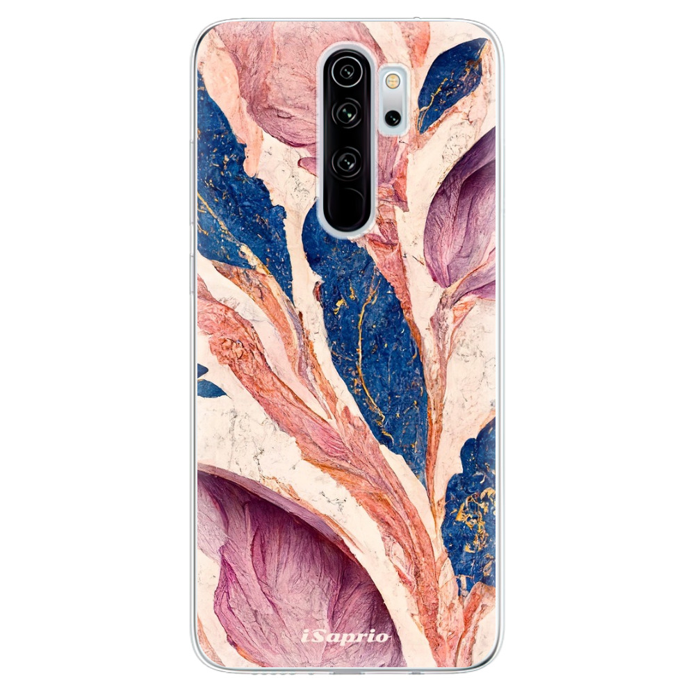 Odolné silikónové puzdro iSaprio - Purple Leaves - Xiaomi Redmi Note 8 Pro