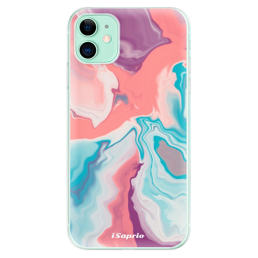 Odolné silikónové puzdro iSaprio - New Liquid - iPhone 11