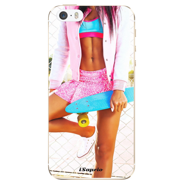 Odolné silikónové puzdro iSaprio - Skate girl 01 - iPhone 5/5S/SE