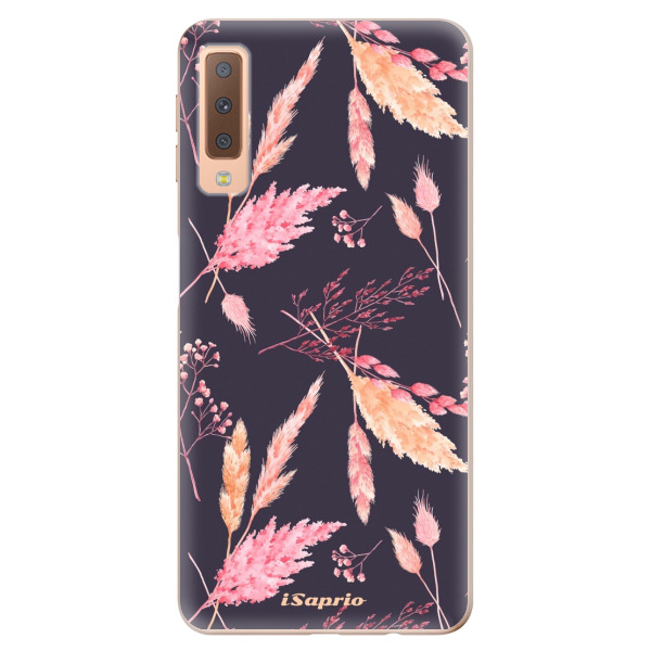 Odolné silikónové puzdro iSaprio - Herbal Pattern - Samsung Galaxy A7 (2018)