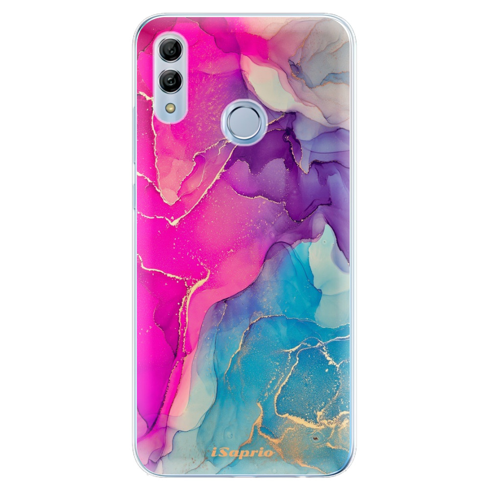 Odolné silikónové puzdro iSaprio - Purple Ink - Huawei Honor 10 Lite