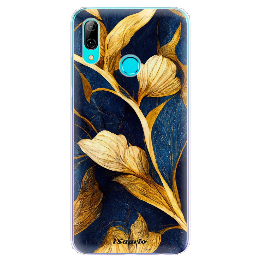 Odolné silikónové puzdro iSaprio - Gold Leaves - Huawei P Smart 2019