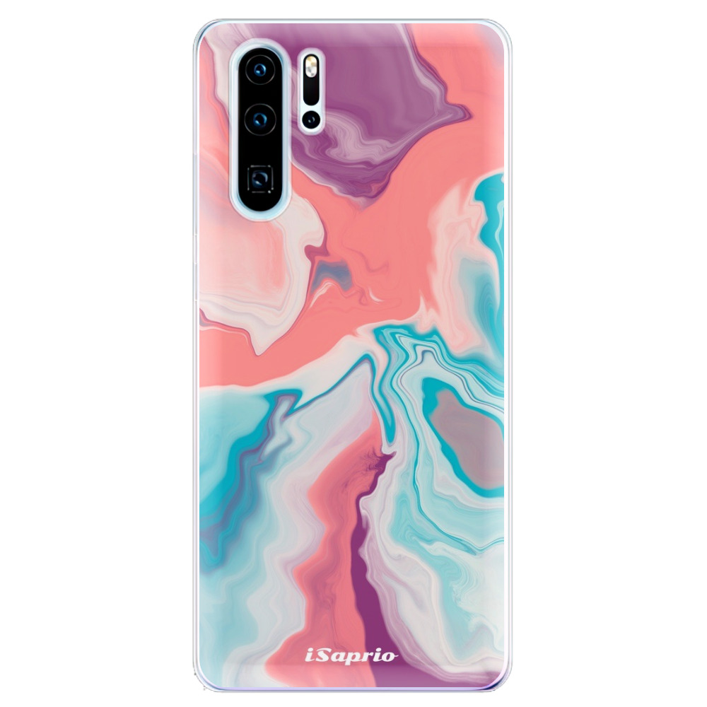 Odolné silikónové puzdro iSaprio - New Liquid - Huawei P30 Pro