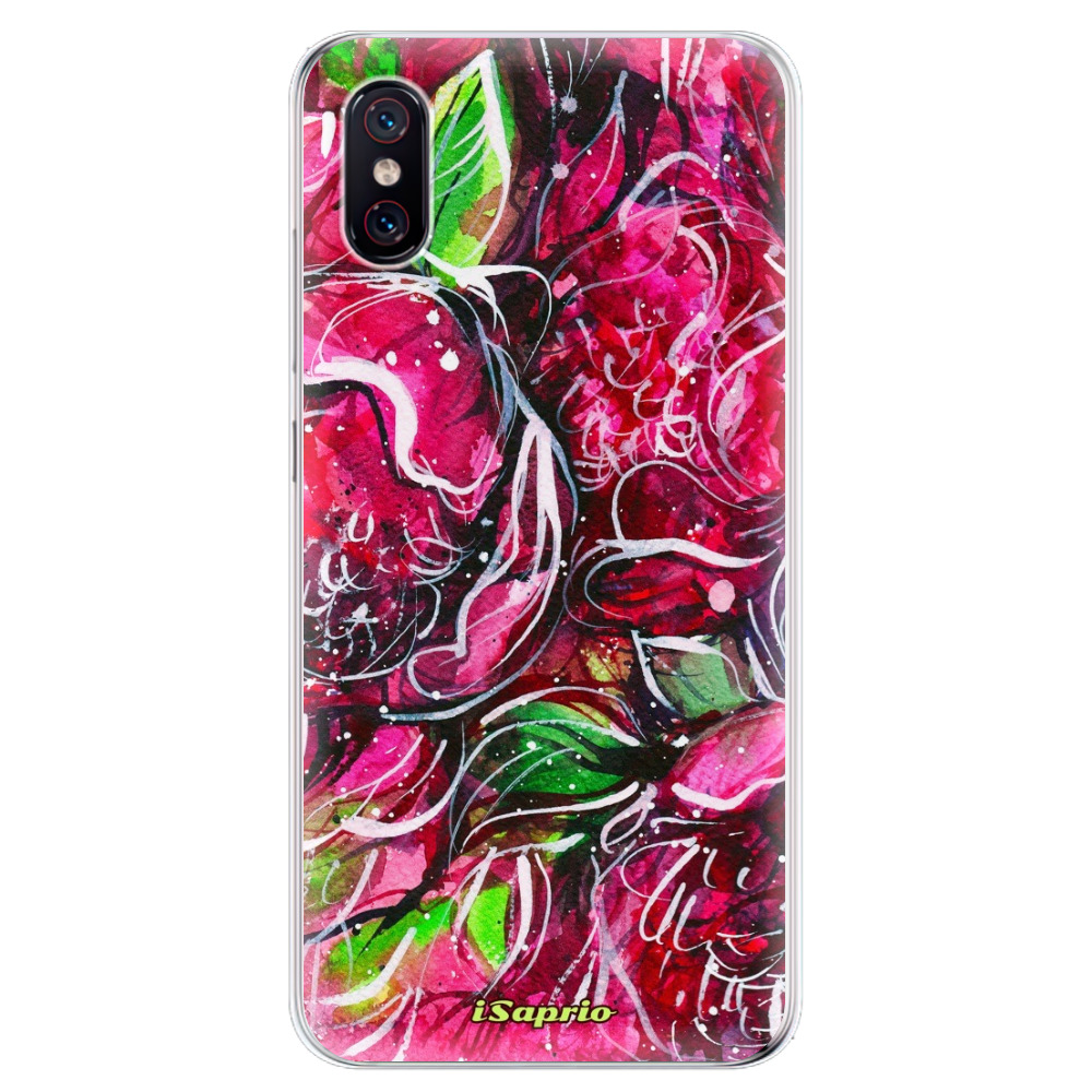 Odolné silikónové puzdro iSaprio - Burgundy - Xiaomi Mi 8 Pro