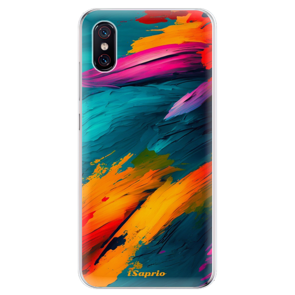Odolné silikónové puzdro iSaprio - Blue Paint - Xiaomi Mi 8 Pro