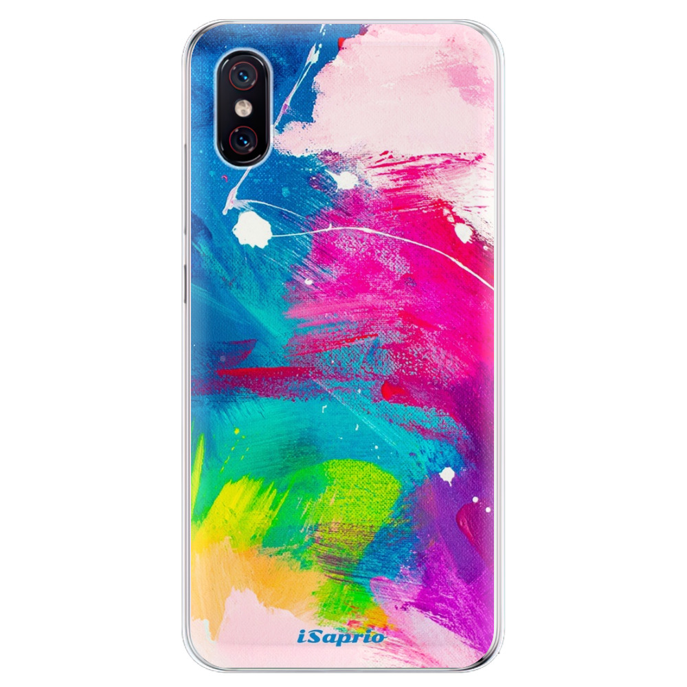 Odolné silikónové puzdro iSaprio - Abstract Paint 03 - Xiaomi Mi 8 Pro
