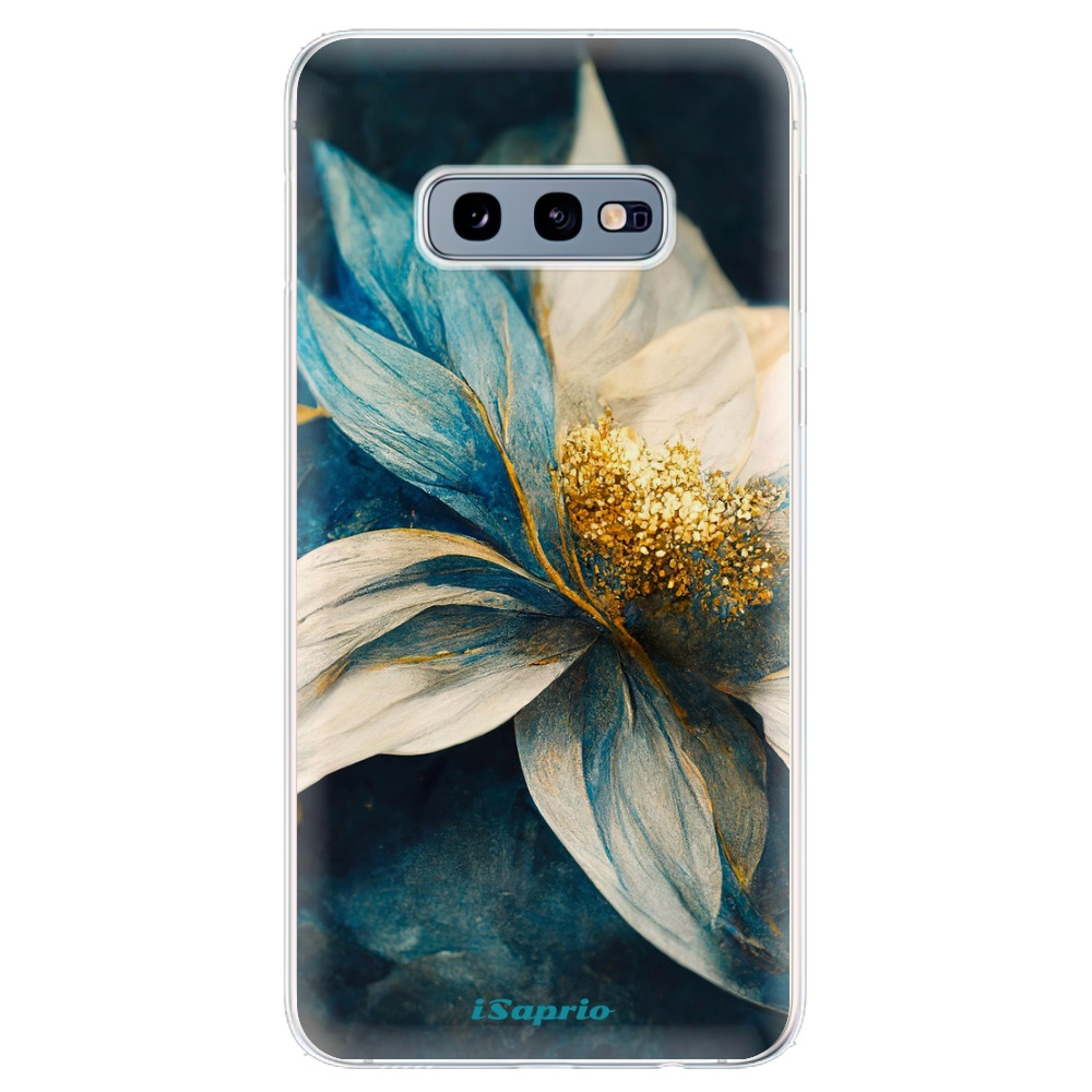 Odolné silikónové puzdro iSaprio - Blue Petals - Samsung Galaxy S10e