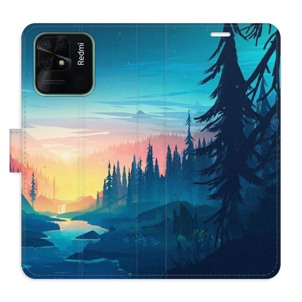 Flipové puzdro iSaprio - Magical Landscape - Xiaomi Redmi 10C