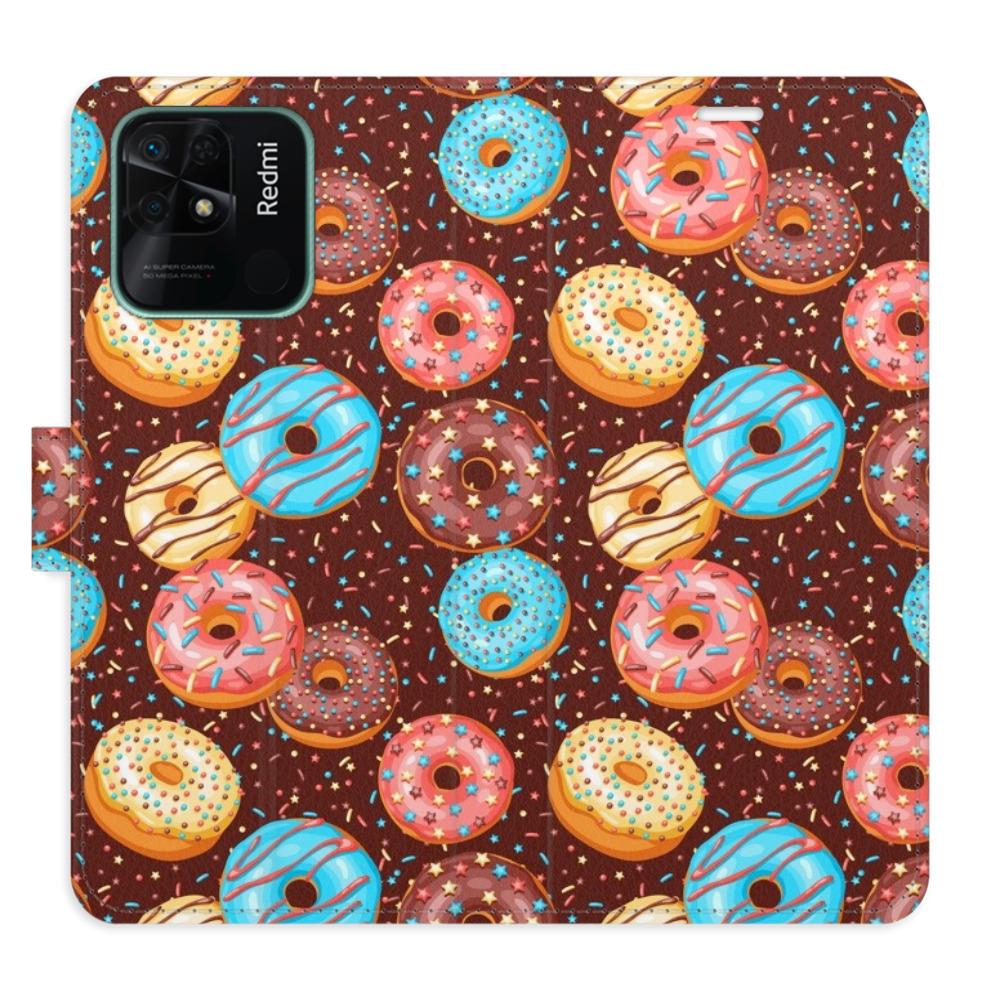 Flipové puzdro iSaprio - Donuts Pattern - Xiaomi Redmi 10C