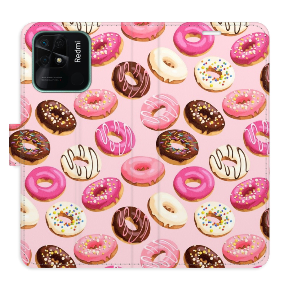 Flipové puzdro iSaprio - Donuts Pattern 03 - Xiaomi Redmi 10C