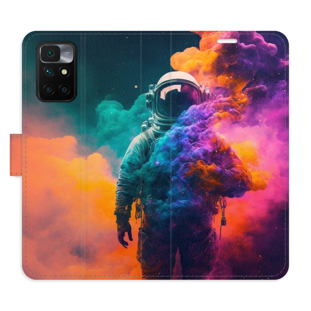 Flipové puzdro iSaprio - Astronaut in Colours 02 - Xiaomi Redmi 10