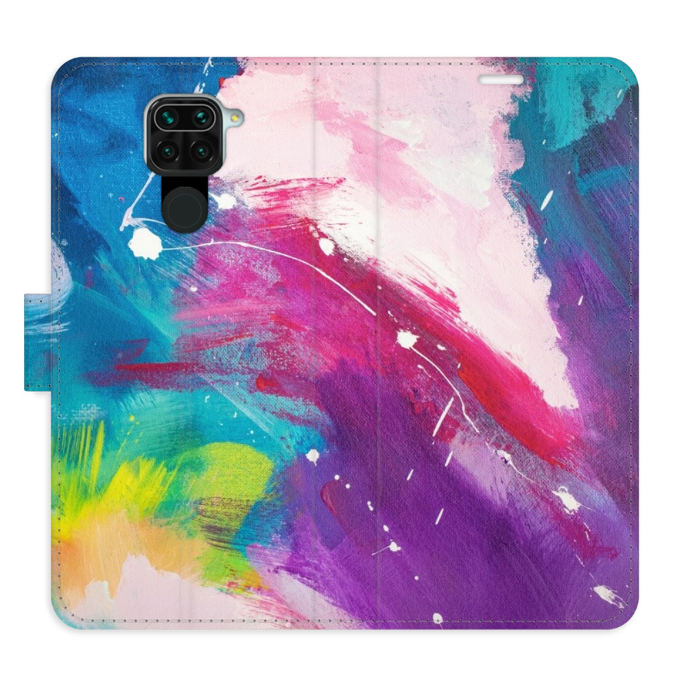 Flipové puzdro iSaprio - Abstract Paint 05 - Xiaomi Redmi Note 9