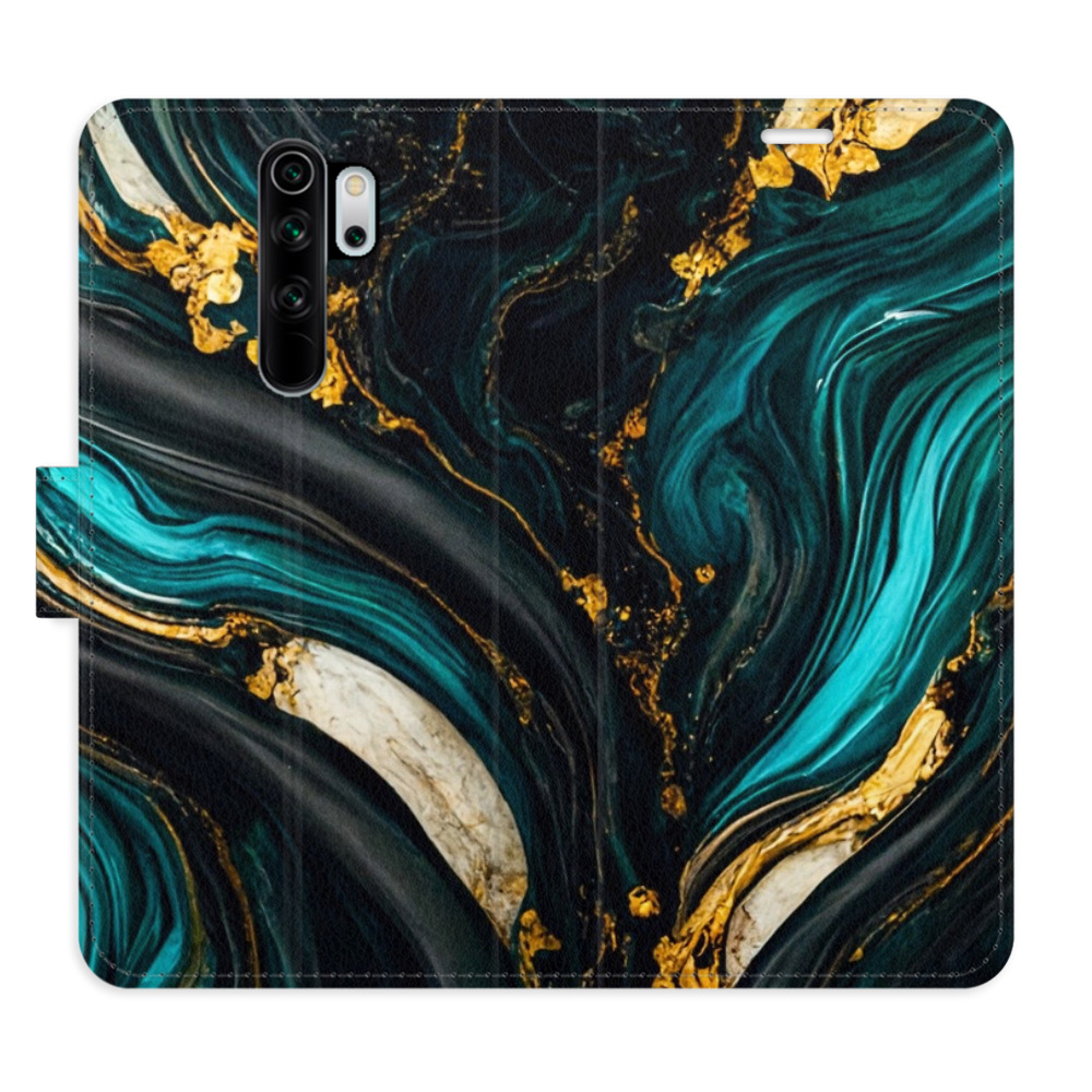 Flipové puzdro iSaprio - Dark Paint - Xiaomi Redmi Note 8 Pro
