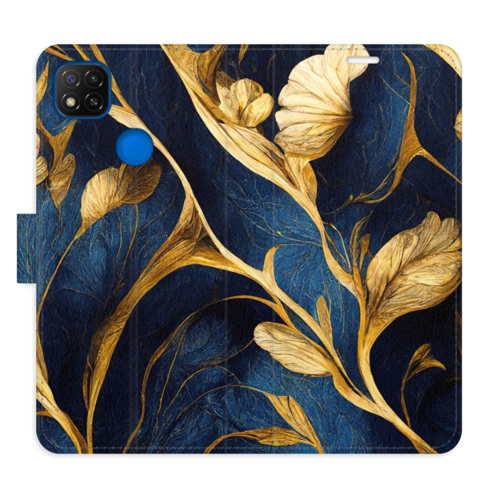 Flipové puzdro iSaprio - GoldBlue - Xiaomi Redmi 9C