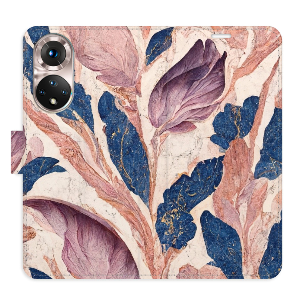 Flipové puzdro iSaprio - Old Leaves 02 - Honor 50 / Nova 9