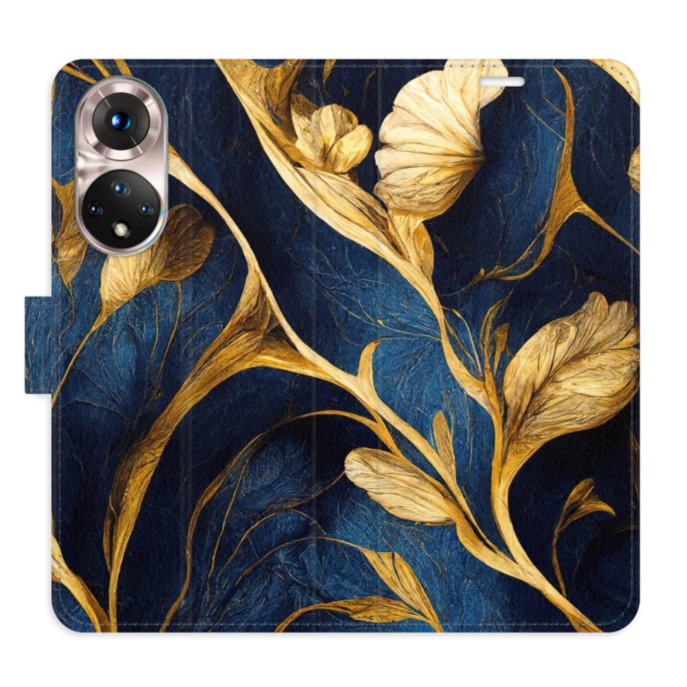 Flipové puzdro iSaprio - GoldBlue - Honor 50 / Nova 9
