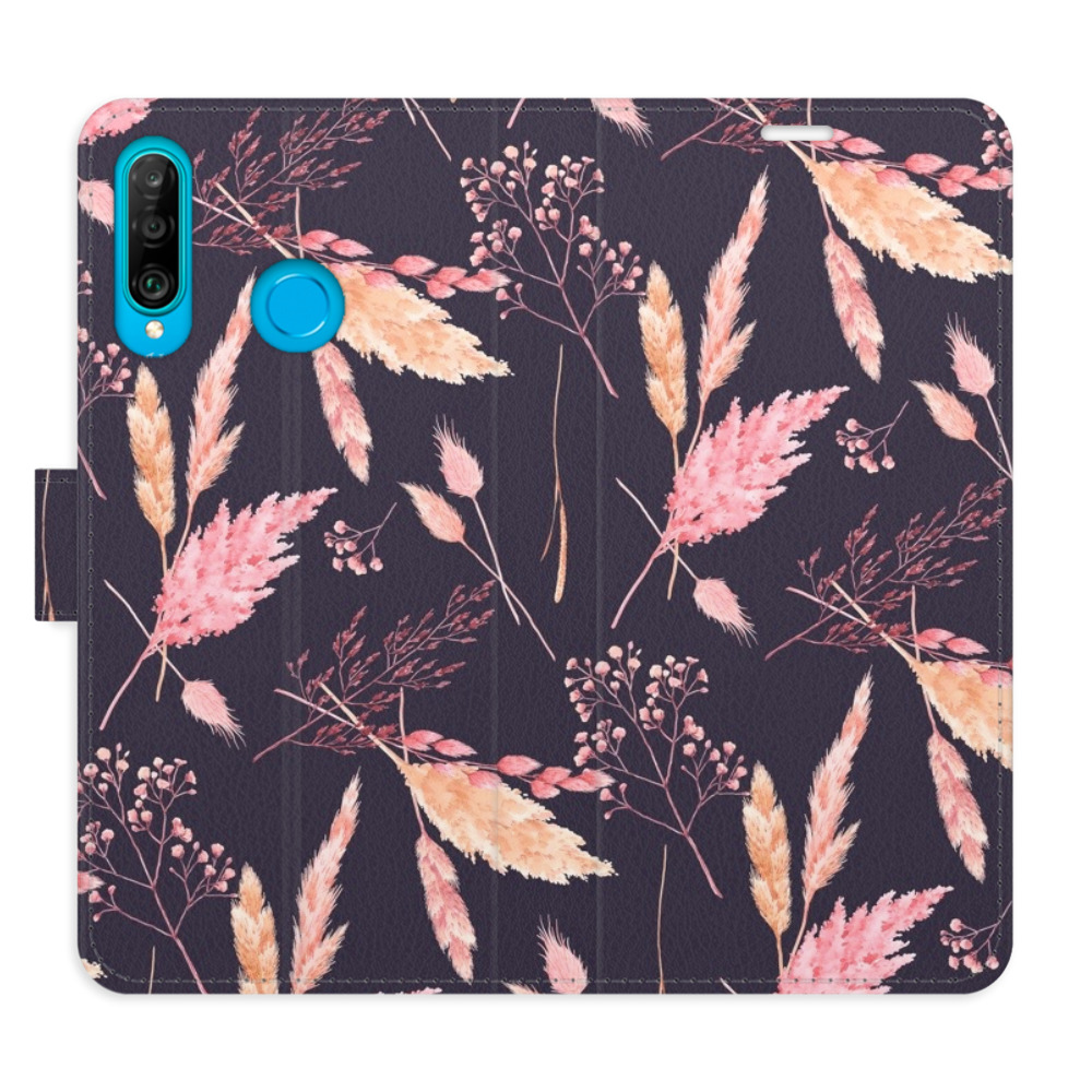 Flipové puzdro iSaprio - Ornamental Flowers 02 - Huawei P30 Lite