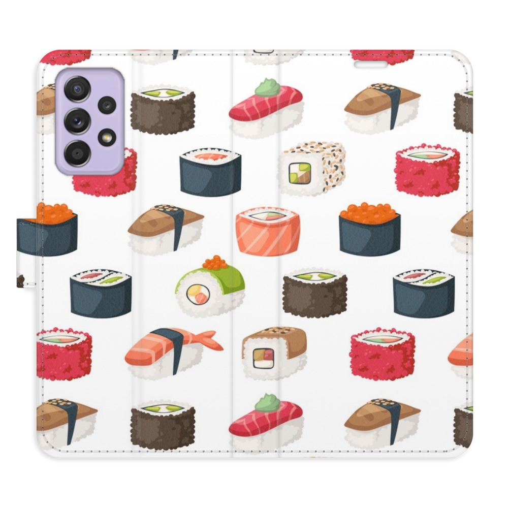 Flipové puzdro iSaprio - Sushi Pattern 02 - Samsung Galaxy A52 / A52 5G / A52s