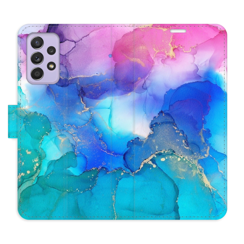 Flipové puzdro iSaprio - BluePink Paint - Samsung Galaxy A52 / A52 5G / A52s