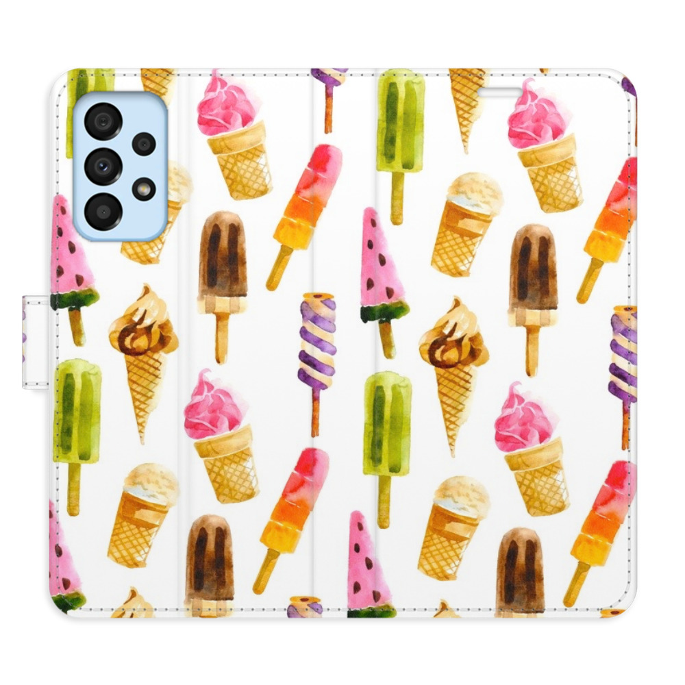 Flipové puzdro iSaprio - Ice Cream Pattern - Samsung Galaxy A33 5G