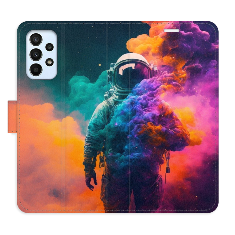 Flipové puzdro iSaprio - Astronaut in Colours 02 - Samsung Galaxy A23 / A23 5G