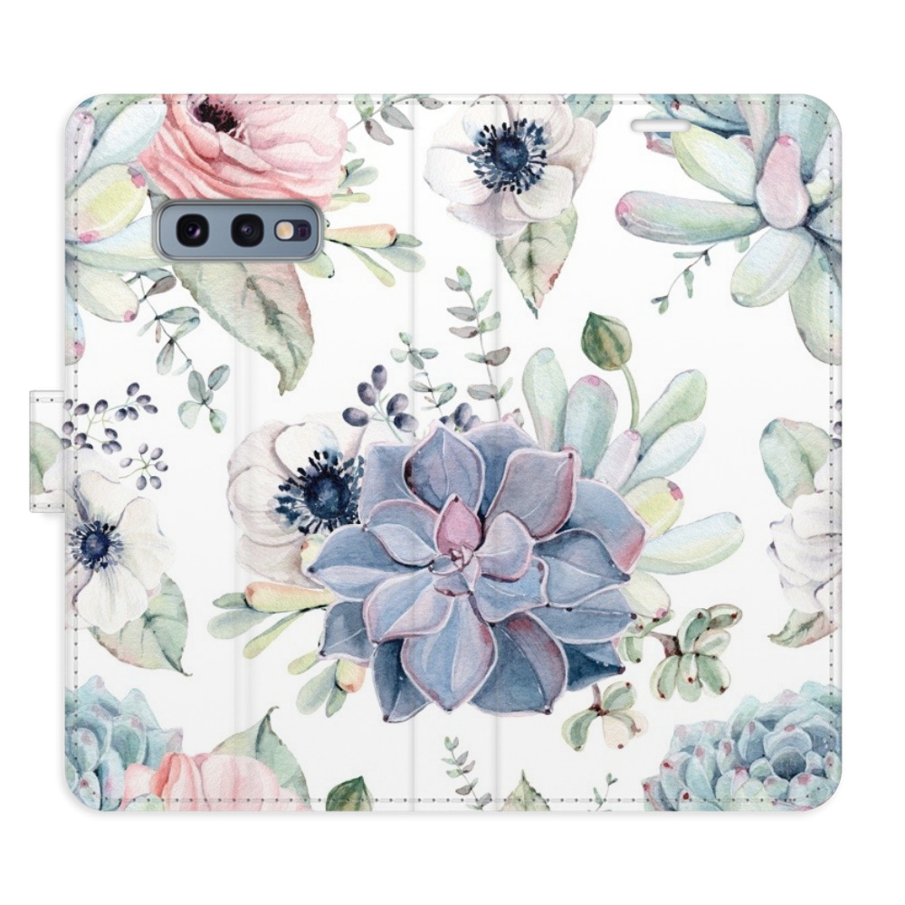 Flipové puzdro iSaprio - Succulents - Samsung Galaxy S10e